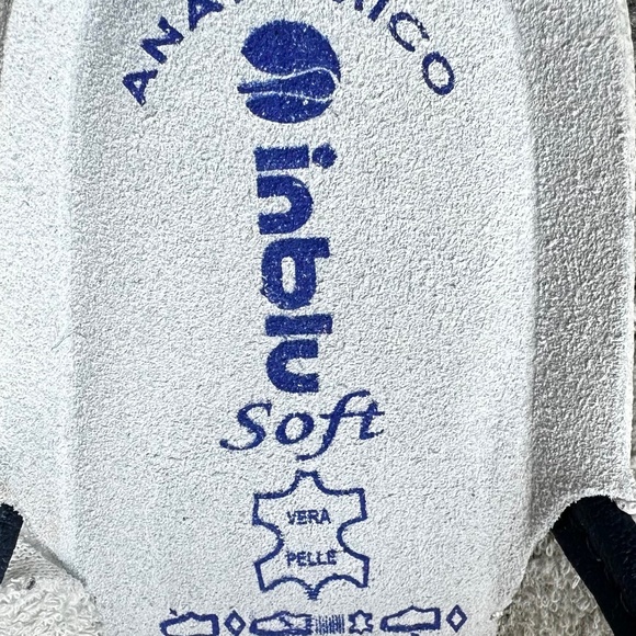 Beautiful Inblu anti shock made in Italy slip on Navy Blue clog Size 35 EU 5 USA - Picture 14 of 14